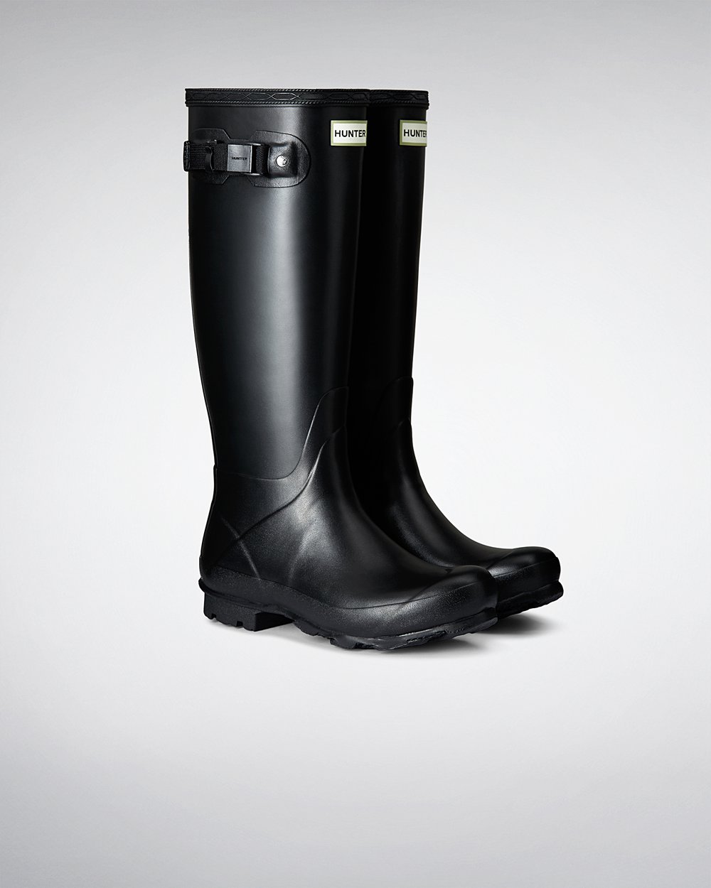 Womens Hunter Tall Rain Boots Black - Norris Field - 5678104-VT